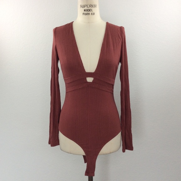 Charlotte Russe Other - Long Sleeve Bodysuit